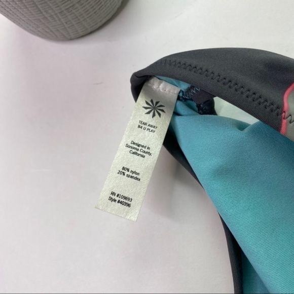 Athleta NWOT Bikini Swimsuit Bottoms Blue Bathing - Picture 6 of 15